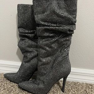 Jessica Simpson Womens Layzer Pointed Toe Mid-Calf Fashion Boots